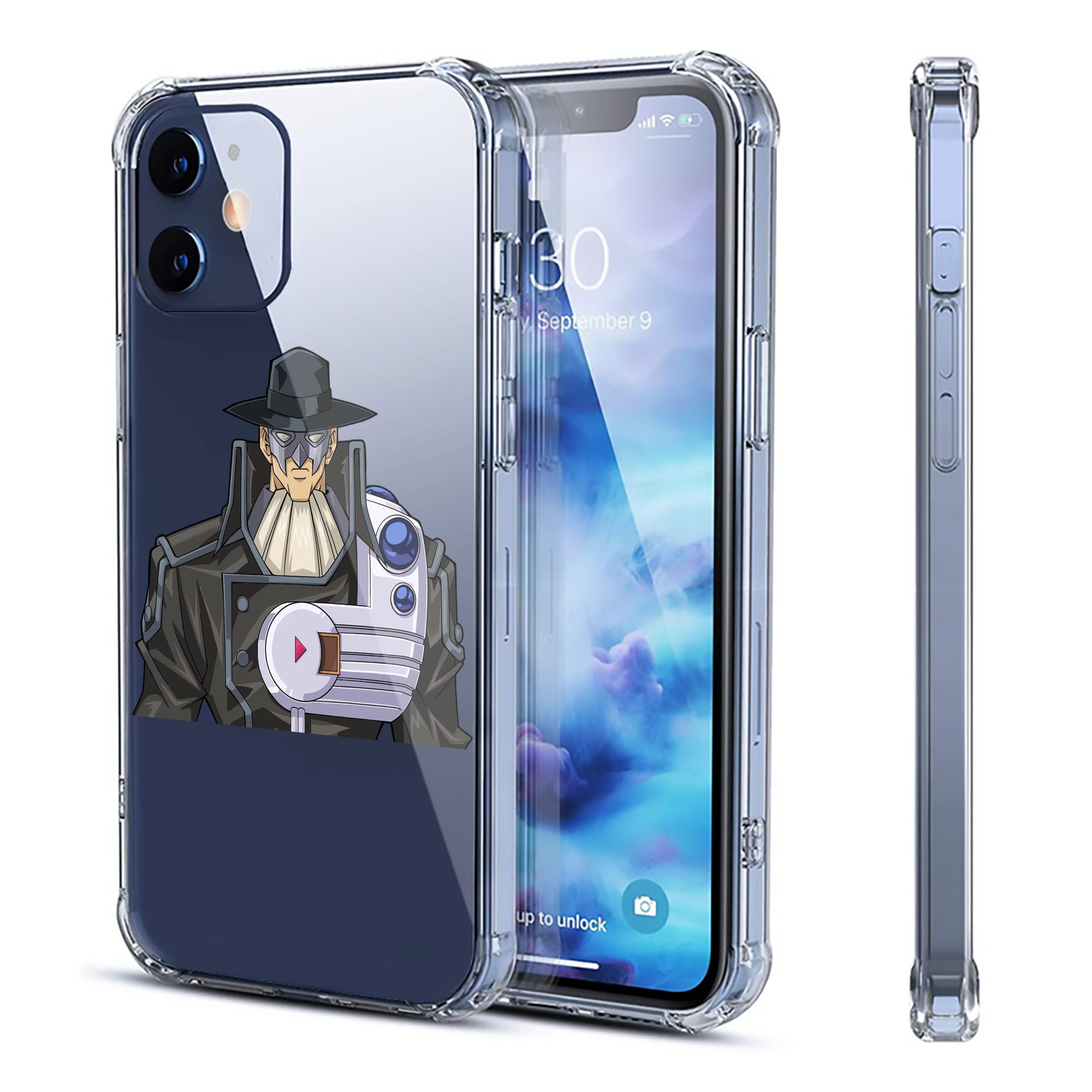 （画像用） 遊☆戯☆王 Yu-Gi-Oh! 【iPhone 12シリーズ対応】透明スマホケース（クリアソフトケース）